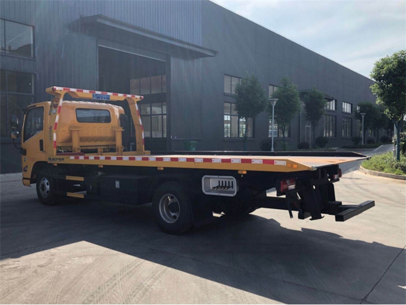 國六江鈴凱銳黃牌一體板清障車