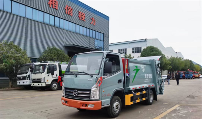 國六4立方 藍牌凱馬 壓縮垃圾車
