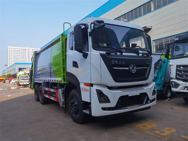國六18立方東風(fēng)天龍后雙橋 壓縮垃圾車